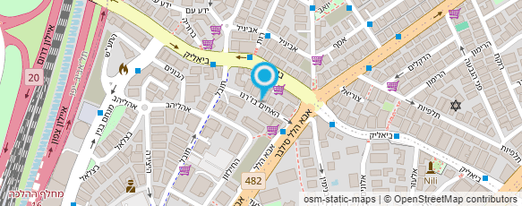 מפת הגעה אל לייזר סנטר (Laser Center)