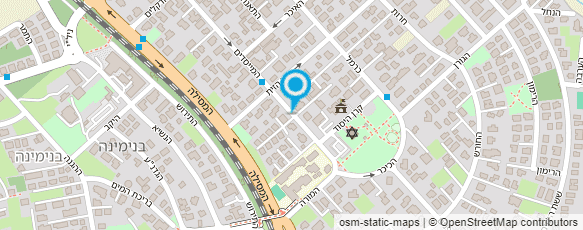 מפת הגעה אל לשמוע הקול - מכון שמיעה