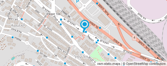 מפת הגעה אל ANGI אנג'י עיצוב שיער