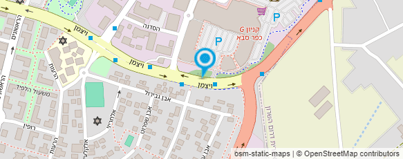 מפת הגעה אל דואר ישראל