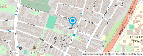 מפת הגעה אל חוי איינהורן מעצבת אופנה