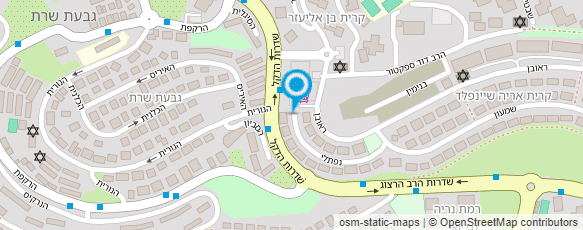 מפת הגעה אל גינון אדיב