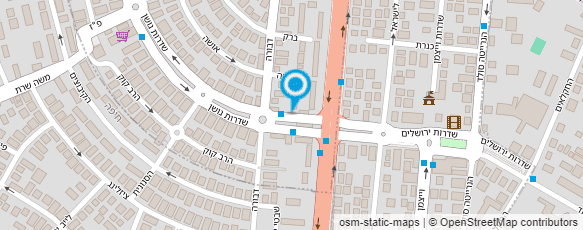 מפת הגעה אל קונדיטורית אליס