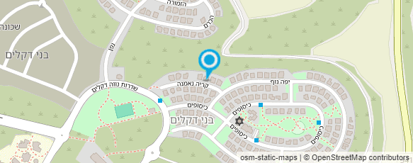 מפת הגעה אל אך טוב לישראל - שירותי מוסיקה