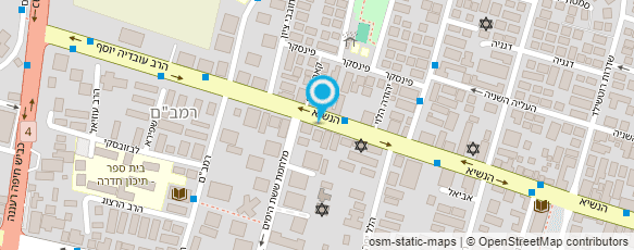 מפת הגעה אל מרכז הציפויים מפת הגעה אל מרכז הציפויים