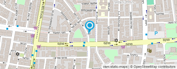 מפת הגעה אל ריקי הלל - דיקור סיני מפת הגעה אל ריקי הלל - דיקור סיני