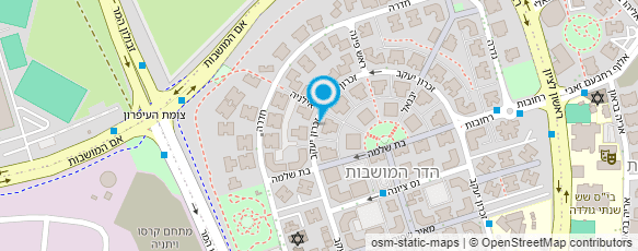 מפת הגעה אל עו"ד שפיצר אלון