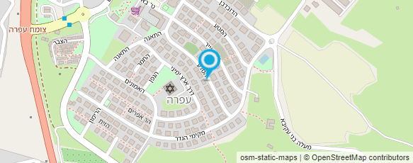 מפת הגעה אל גן ירוק