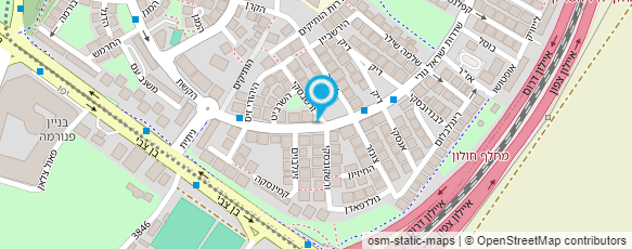 מפת הגעה אל אורלי יעקובוב איפור מקצועי