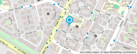 מפת הגעה אל רונית בן מאיר - שירותי הנה"ח