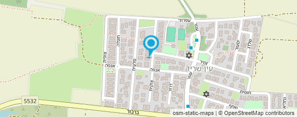 מפת הגעה אל רז הפיצה