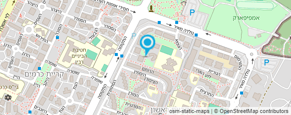 מפת הגעה אל חנה קוזיא עיצוב פנים