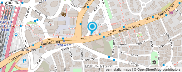 מפת הגעה אל עו"ד איריס אלקוני