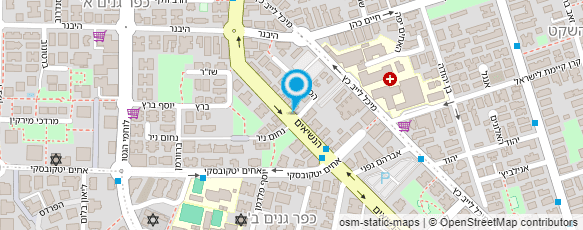מפת הגעה אל עו"ד גרוניך איתי