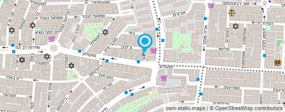 מפת הגעה אל עו"ד גרוניך איתי