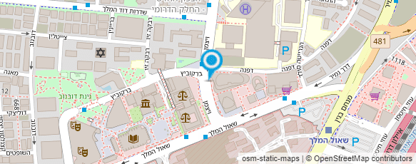 מפת הגעה אל עו"ד בן מנחם רון