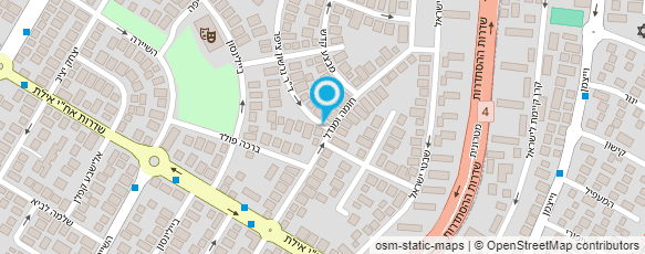 מפת הגעה אל עו"ד מזרחי עודד