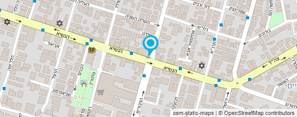 מפת הגעה אל סלון יופי מפה לאוזן