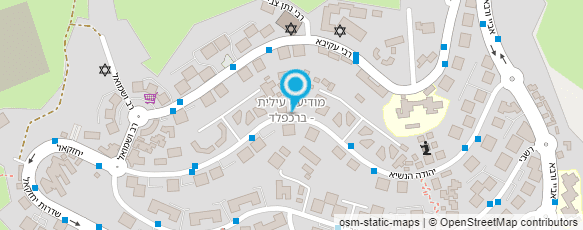 מפת הגעה אל מדרינה איפור מקצועי