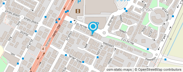 מפת הגעה אל אור אסייג איפור מקצועי