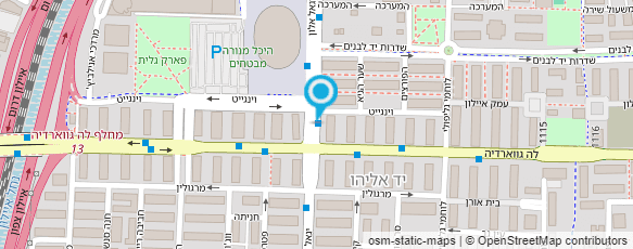 מפת הגעה אל המרכז הישראלי לבניית אתרים