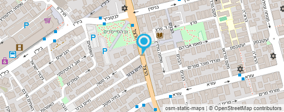 מפת הגעה אל אבי סעדה - מעצב שיער