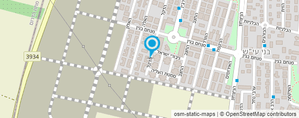 מפת הגעה אל osher