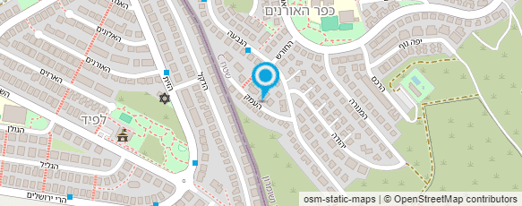 מפת הגעה אל הבית של חגית