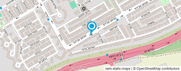 מפת הגעה אל עו"ד גולדשטיין אליעזר