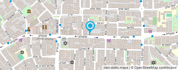 מפת הגעה אל שניצל 20 טעמים