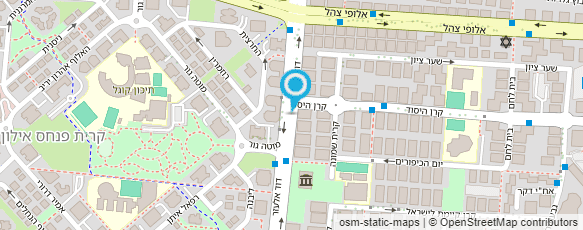 מפת הגעה אל טל מעסה רפואי בכיר