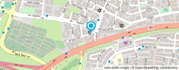 מפת הגעה אל אורטל כהן אמנית שיער ואיפור