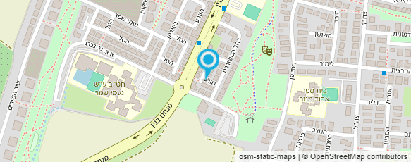 מפת הגעה אל מוניות יעקב