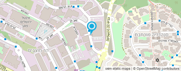 מפת הגעה אל עו"ד פוזנר נתנאל