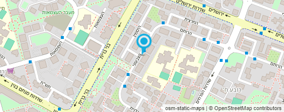 מפת הגעה אל טיפ טופ