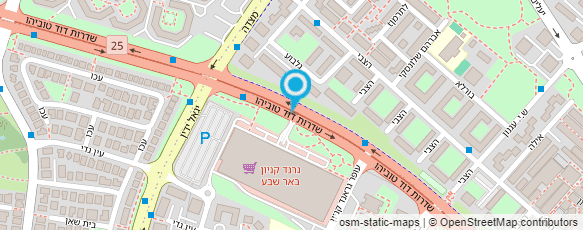 מפת הגעה אל המשביר לצרכן