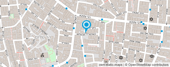 מפת הגעה אל רחלי שוורץ - מרפאה בעיסוק