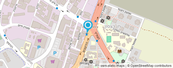 מפת הגעה אל פחחות וצבע א.א ברק 2007 בע"מ