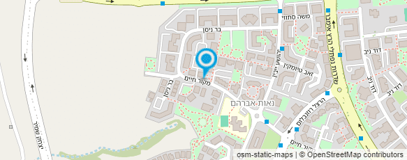 מפת הגעה אל תכלת - ייעוץ משכנתאות; מנשה בוטרה