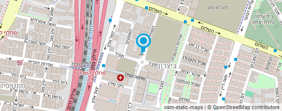 מפת הגעה אל אסף בן הרוש - מעצב שיער