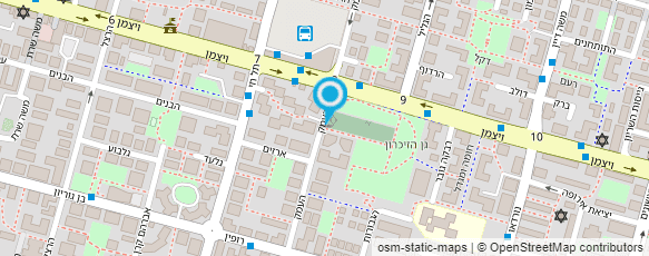 מפת הגעה אל סטודיו יובל הלל