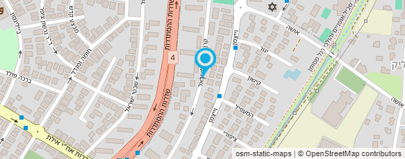 מפת הגעה אל Oshiya  אושרת מזרחי