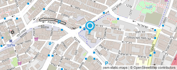 מפת הגעה אל הסביח של עובד