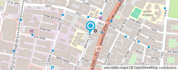 מפת הגעה אל עו"ד אקוקה אילן