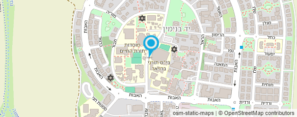 מפת הגעה אל גליה קורן איפור מקצועי