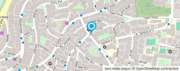 מפת הגעה אל מכון ירושלים לחקר שווקים