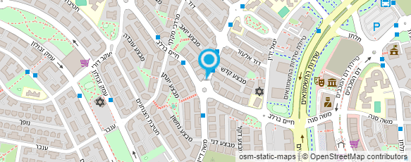 מפת הגעה אל נועם גולני- דיקור סיני