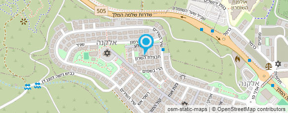 מפת הגעה אל שוש כרמל - האוסף שלי