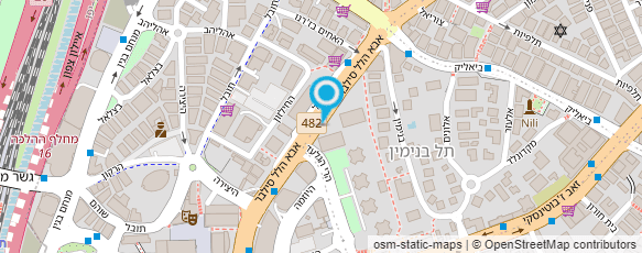 מפת הגעה אל עו"ד גל-אור ג'ודית