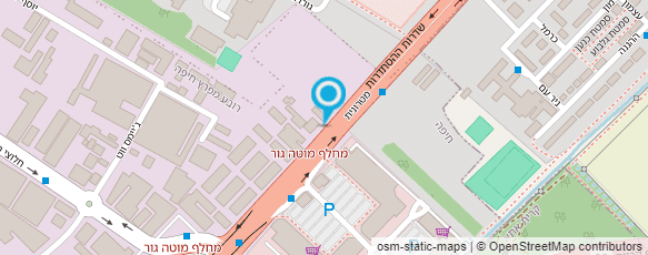 מפת הגעה אל מועדון אירועים club way